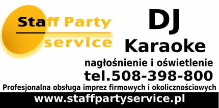 Staff Party Service - staff_naklejka_30x61.png