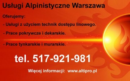 Usługi Alpinistyczne Warszawa Tel. 517-921-981 - aauslugi_alpinistycznex2.jpg