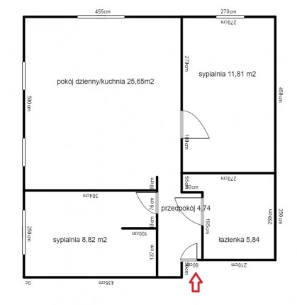 Bezpośrednio - 3 pokojowe mieszkanie ul. Alaski / Józefosław - Alaski 3 m 15 plan mieszkania.jpg