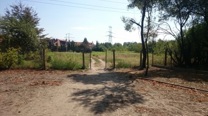 Park w Józefosławiu przejście ul Pastelowa 2